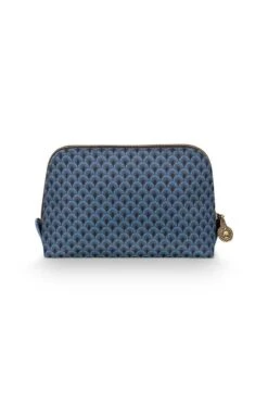 Cosmetic Bag Triangle Small Suki Blue -Chic Nest Deals Store 51.274.204 02
