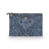 Cosmetic Flat Pouch Medium Kyoto Festival Blue