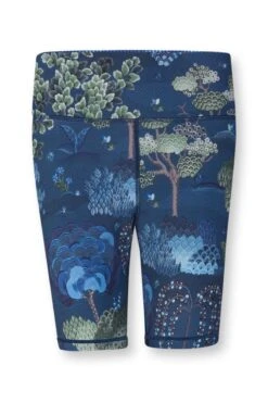 Sport Trousers Short Japanese Garden Blue