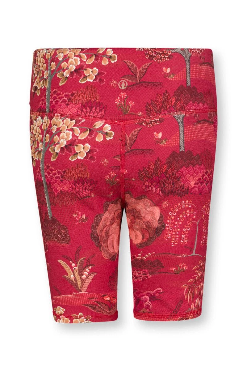 Sport Trousers Short Japanese Garden Red 4 Sport Trousers Short Japanese Garden Red - Image 4