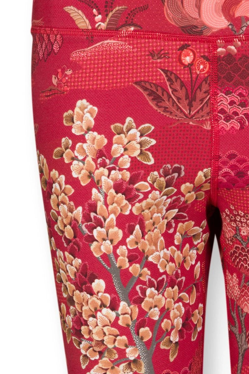Sport Trousers Short Japanese Garden Red 5 Sport Trousers Short Japanese Garden Red - Image 5