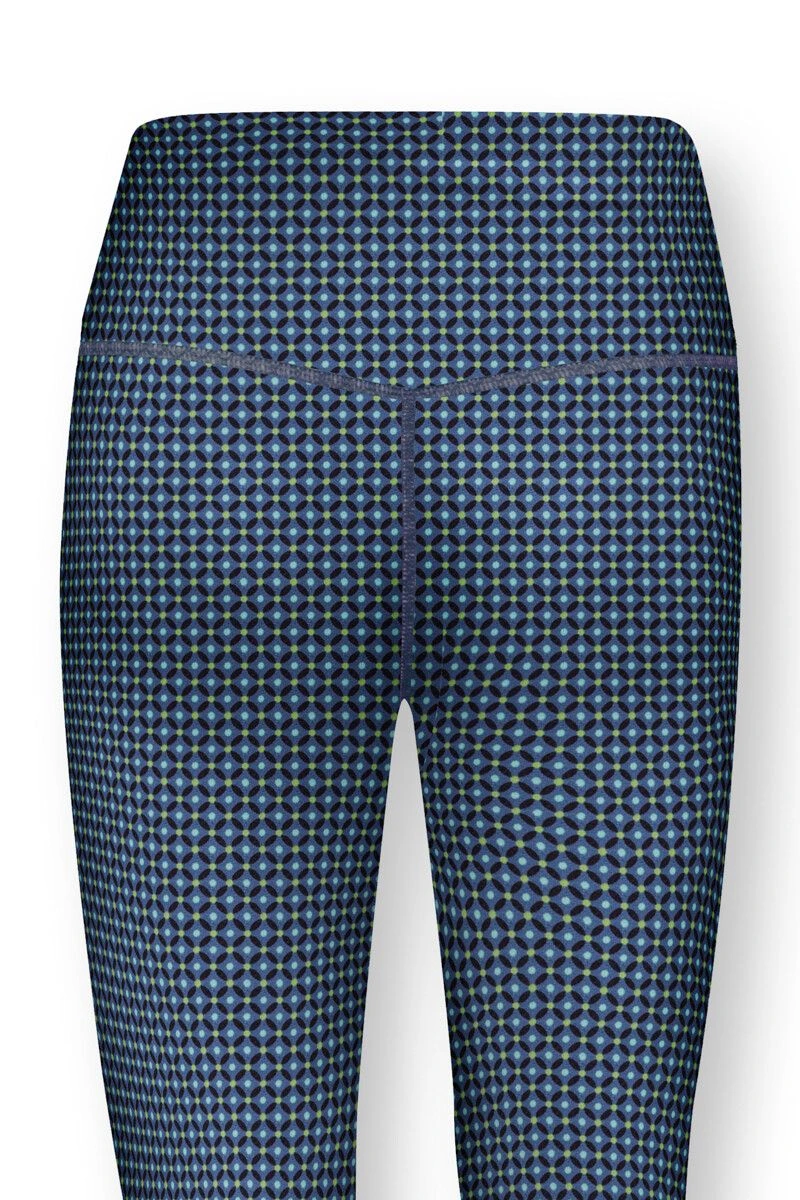 Sports Leggings Long Cross Stitch Blue 3 Sports Leggings Long Cross Stitch Blue - Image 3