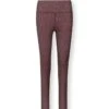 Sport Trousers Long Leafy Dots Terra Red