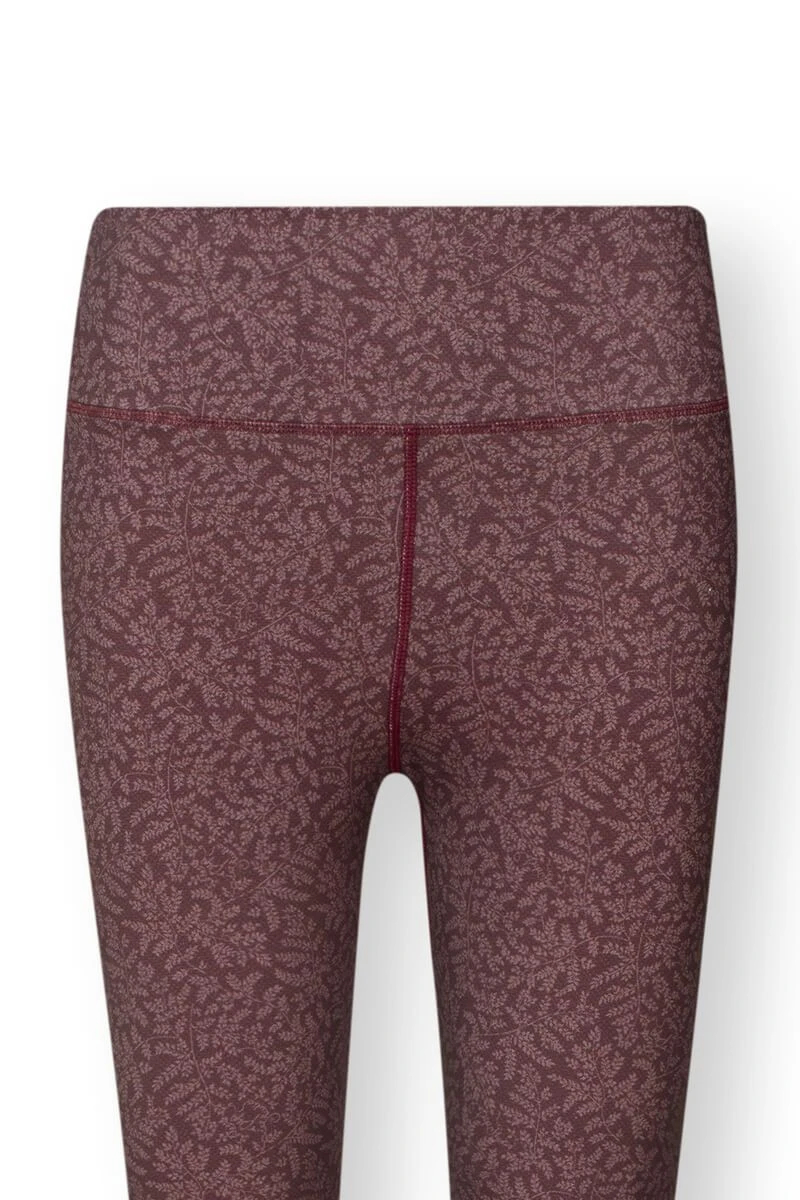 Sport Trousers Long Leafy Dots Terra Red 3 Sport Trousers Long Leafy Dots Terra Red - Image 3