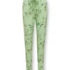Trousers Long Kawai Flower Light Green