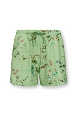 Shorts Kawai Flower Light Green