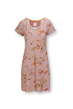 Nightdress Short Sleeve Kawai Flower Light Pink 13 Nightdress Short Sleeve Kawai Flower Light Pink -Chic Nest Deals Store 51.504.163 168 01