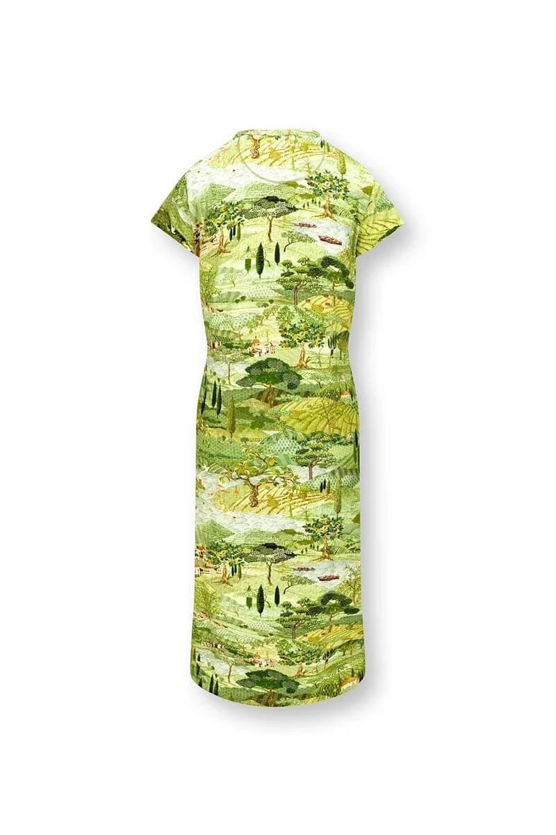 Nightdress Short Sleeve Toscana Green 4 Nightdress Short Sleeve Toscana Green - Image 4