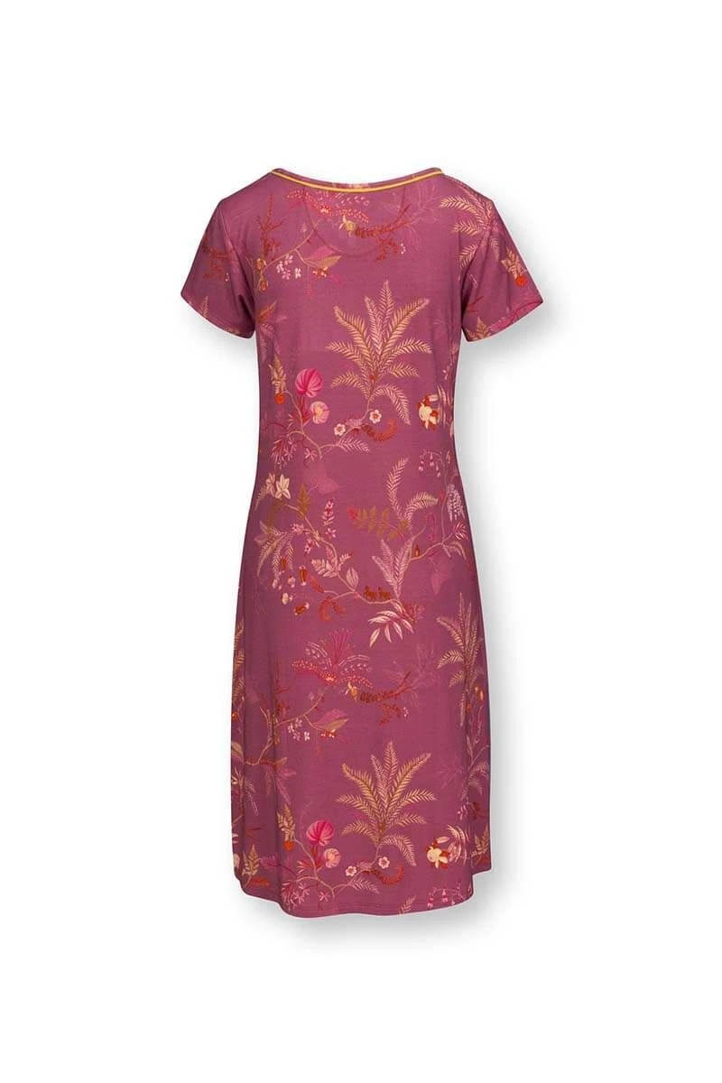 Nightdress Short Sleeve Isola Pink 3 Nightdress Short Sleeve Isola Pink - Image 3