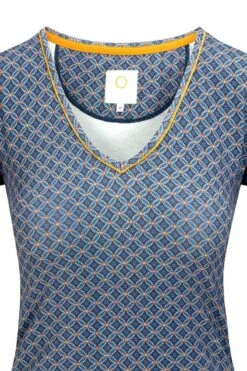 Top Short Sleeve Tegola Blue -Chic Nest Deals Store 51.512.355 360 01 dt