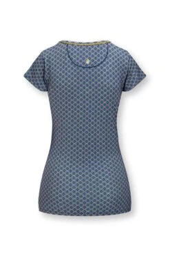 Top Short Sleeve Tegola Blue -Chic Nest Deals Store 51.512.355 360 02