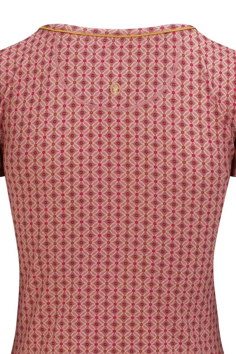 Top Short Sleeve Tegola Pink 7 Top Short Sleeve Tegola Pink - Image 7