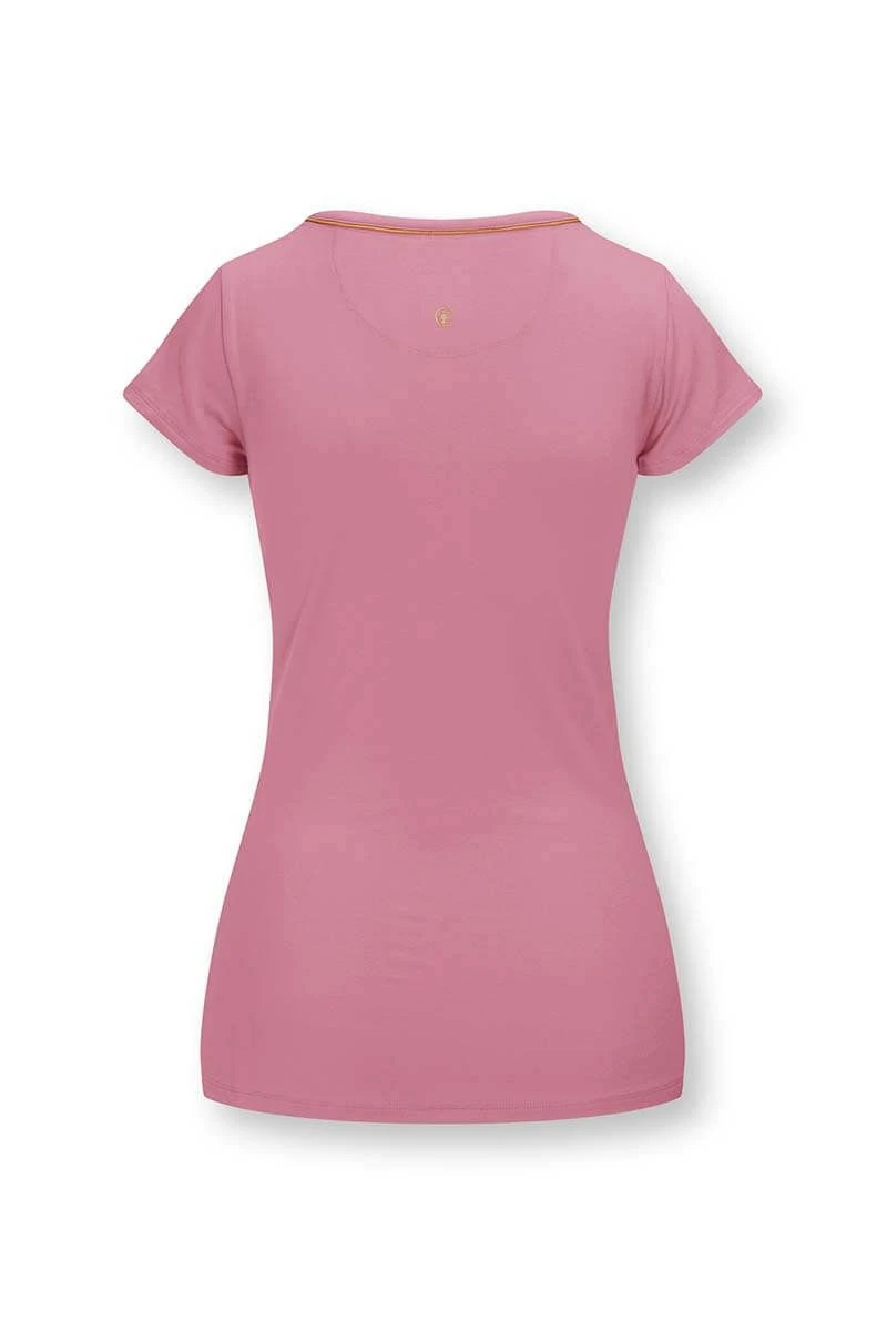 Top Short Sleeve Solid Pink 5 Top Short Sleeve Solid Pink - Image 5