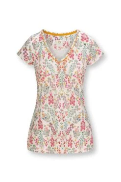 Top Short Sleeve Primavera White -Chic Nest Deals Store 51.512.427 432 01
