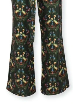 Jumpsuit Flirting Birds Green -Chic Nest Deals Store 51.520.013 018 pixie jumpsuit flirting birds green ds2