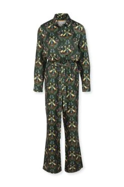 Jumpsuit Flirting Birds Green
