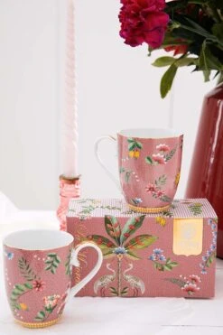 La Majorelle Set/2 Mugs Large Pink -Chic Nest Deals Store 60a3824 1