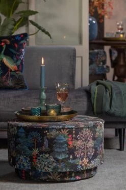 Stool Low Pip Garden Dark Blue