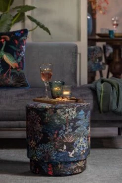 Stool High Pip Garden Dark Blue