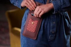 Phone Bag Kyoto Festival Dark Pink/Khaki -Chic Nest Deals Store anne timmer pip fw roos 34140 800x1200