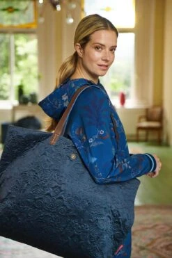 Tote Bag Velvet Quiltey Days Blue -Chic Nest Deals Store at pip studio dag3 diemen 80974