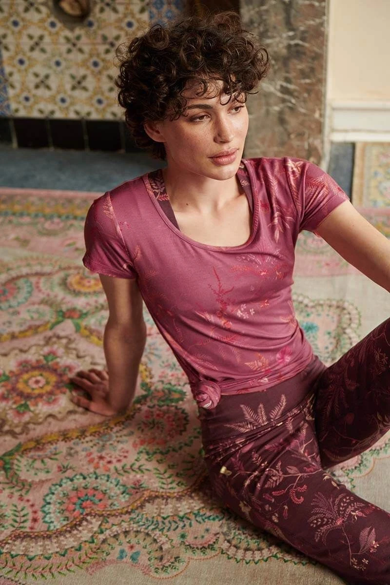 Top Short Sleeve Isola Pink 2 Top Short Sleeve Isola Pink - Image 2