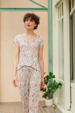 Top Short Sleeve Primavera White