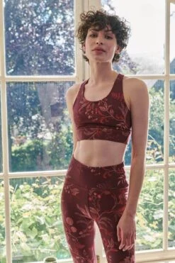 Sport Bra Isola Dark Red