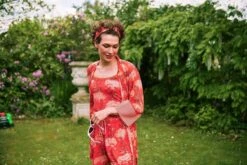 Kimono Flora Firenze Coral -Chic Nest Deals Store at pip studio ss23 dag01 1777 1