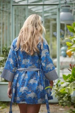 Kimono Flora Firenze Cobalt Blue -Chic Nest Deals Store at pip studio ss23 dag02 3870