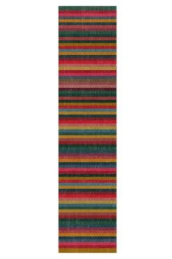 Carpet Runner Jacquard Stripes By Pip Multi