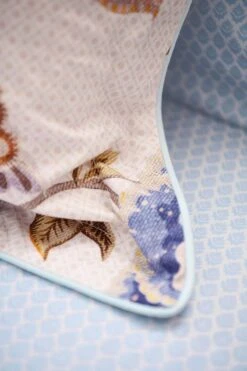 Cushion Square Cece Fiore White -Chic Nest Deals Store cece fiore cushion white 42 detail lr