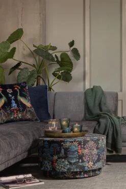 Stool Low Pip Garden Dark Blue -Chic Nest Deals Store de eekhoorn fw22 pip garden 05 lr