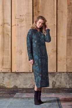 Nightdress Kyoto Festival Dark Blue -Chic Nest Deals Store fw22 hw mixandmatch 155 kopi ren 1