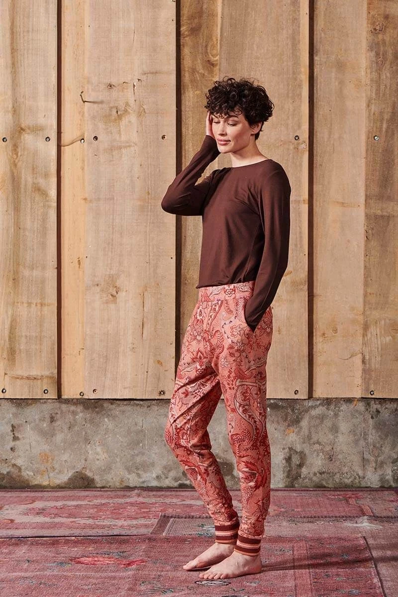 Top Long Sleeve Solid Terra Red 2 Top Long Sleeve Solid Terra Red - Image 2