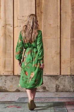 Dress Long Sleeve Good Nightingale Green -Chic Nest Deals Store fw22 hw mixandmatch 59 kopi ren 1