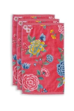 Guesttowel Set/3 Good Evening Coral 30x50 Cm