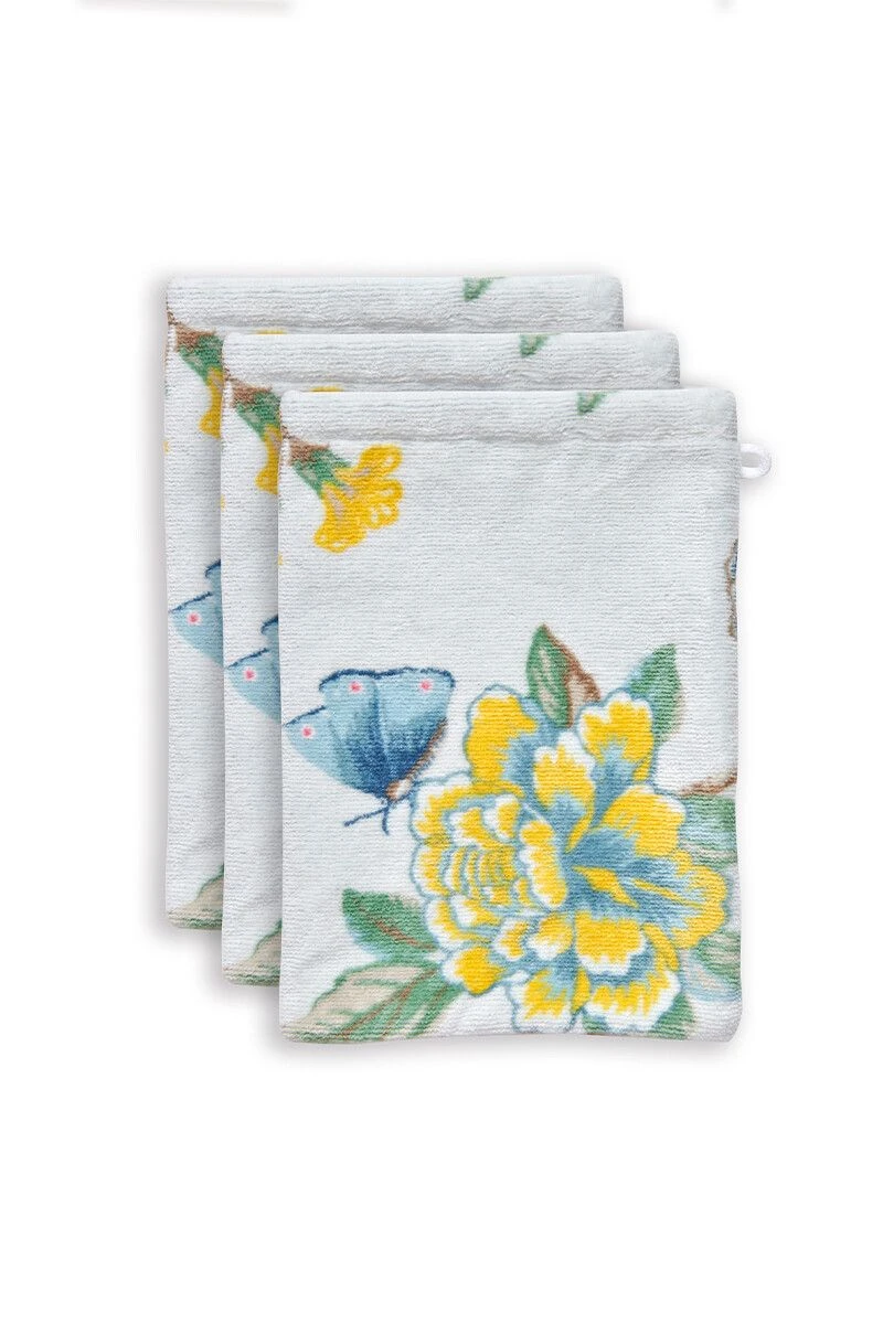 Washcloth Set/3 Good Evening White 16x22 Cm 1 Washcloth Set/3 Good Evening White 16x22 Cm