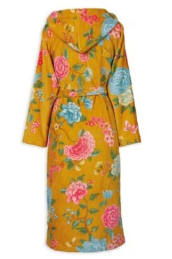 Bathrobe Good Evening Yellow -Chic Nest Deals Store good evening bathrobe yellow pb lr