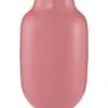 Oval Metal Vase Old Pink 30 Cm