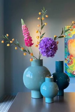 Metal Vase Light Green 42cm -Chic Nest Deals Store img 4549 1