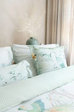 Pillowcase Japonica White -Chic Nest Deals Store japonica white 45 detail