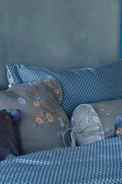 Cushion Square Kawai Flower Blue -Chic Nest Deals Store kawai flower blue 40 detail 1