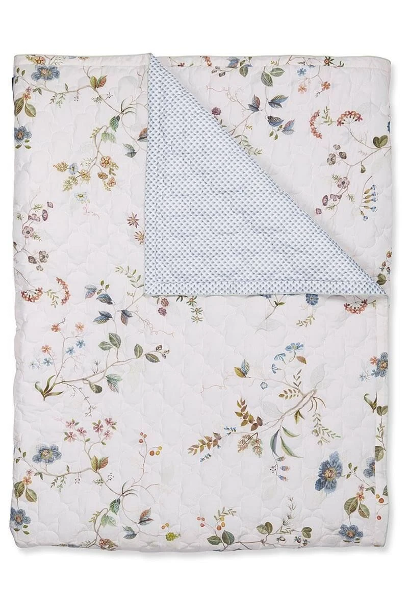 Quilt Kawai Flower White 1 Quilt Kawai Flower White