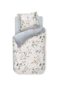 Duvet Cover Kawai Flower White -Chic Nest Deals Store kawai flower white 1p de 1p 10 topshot lr