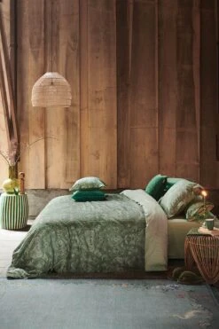 Cushion Square Kyoto Nights Green -Chic Nest Deals Store kyoto nights green 01 mood