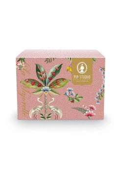 La Majorelle Set/2 Cappuccino Cups & Saucers Pink -Chic Nest Deals Store la majorelle box 1