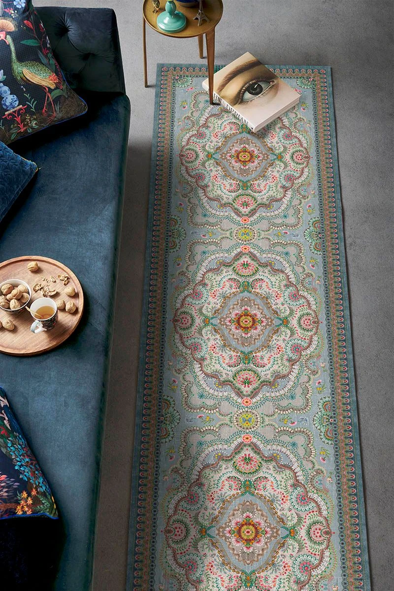 Carpet Runner Majorelle By Pip Pastel Blue 2 Carpet Runner Majorelle By Pip Pastel Blue - Image 2