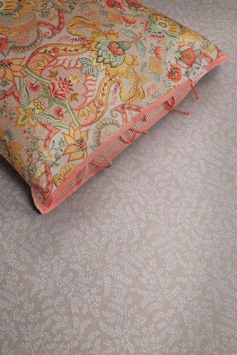 Fitted Sheet Leafy Khaki 1 Fitted Sheet Leafy Khaki