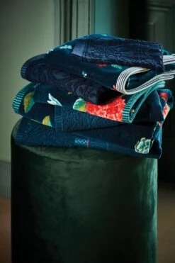 Bath Towel Set/3 Tile De Pip Dark Blue 55x100 Cm 8 Bath Towel Set/3 Tile De Pip Dark Blue 55x100 Cm -Chic Nest Deals Store les fleurs good evening tile de pip dark blue 00 mood 800x1200 3
